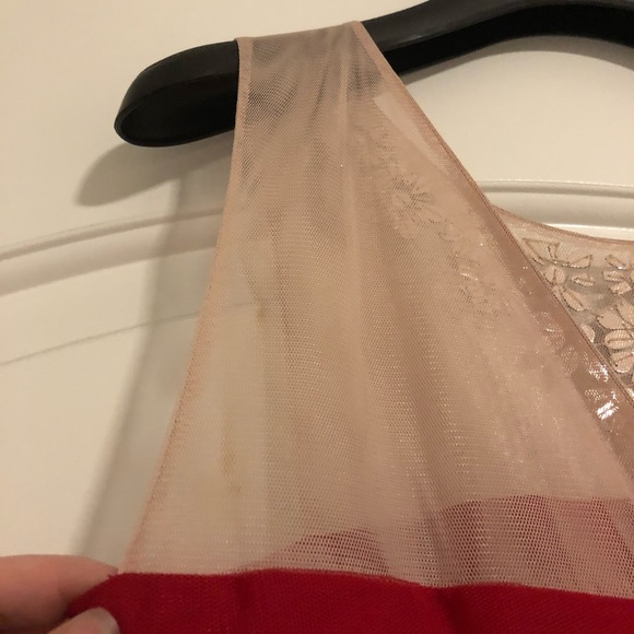 BCBG Maxazria Marina Rio Red Cocktail Dress SZ XS - Picture 6 of 9